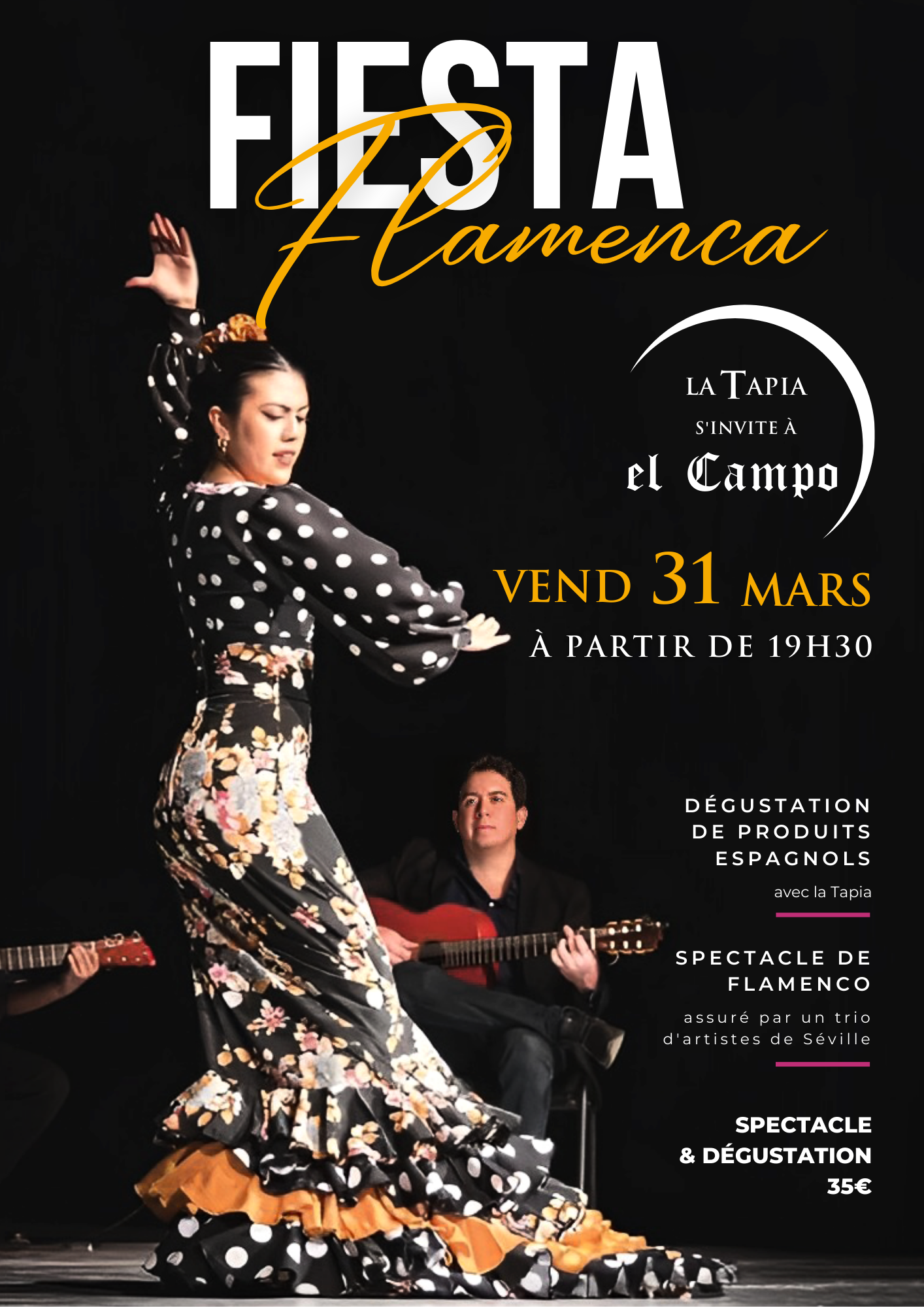 Fiesta Flamenco spectacle de flamenco au domaine El Campo